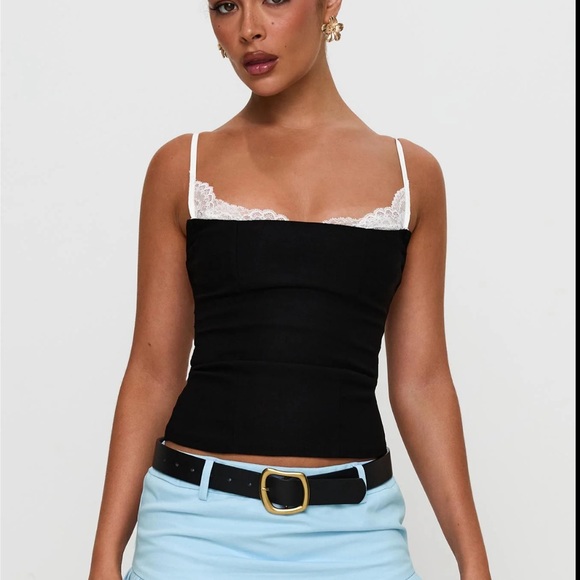 Princess Polly Tops - Renaissance corset lace top